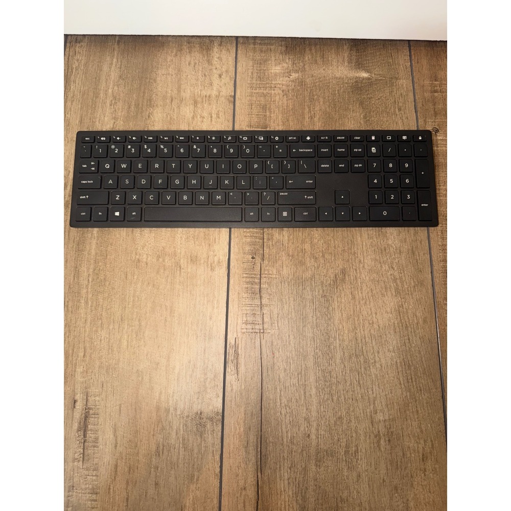 HP Wireless Keyboard Black Slim Full Size Numeric Keypad 928924-001 HSA-P001K